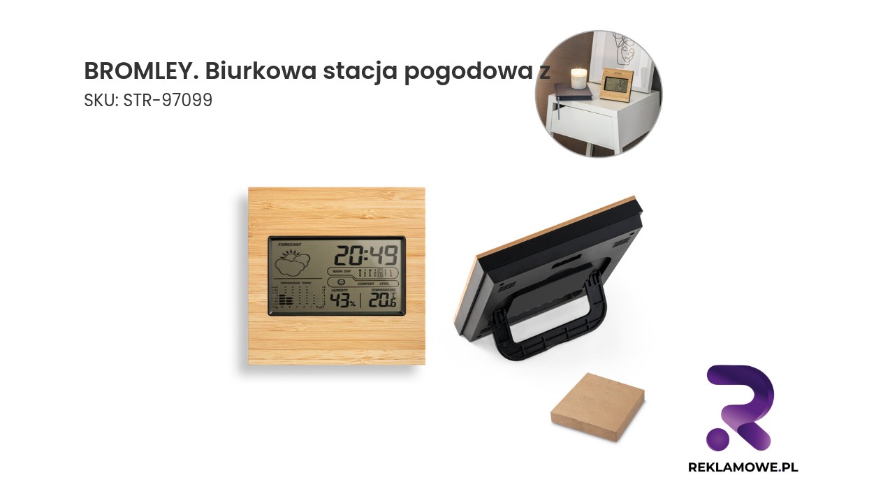 BROMLEY biurkowa stacja pogodowa