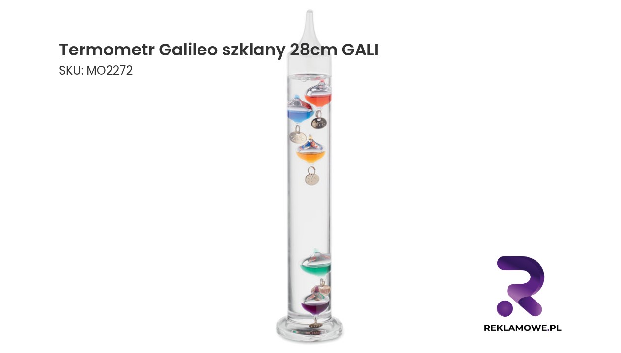 Termometr Galileo szklany 28 cm