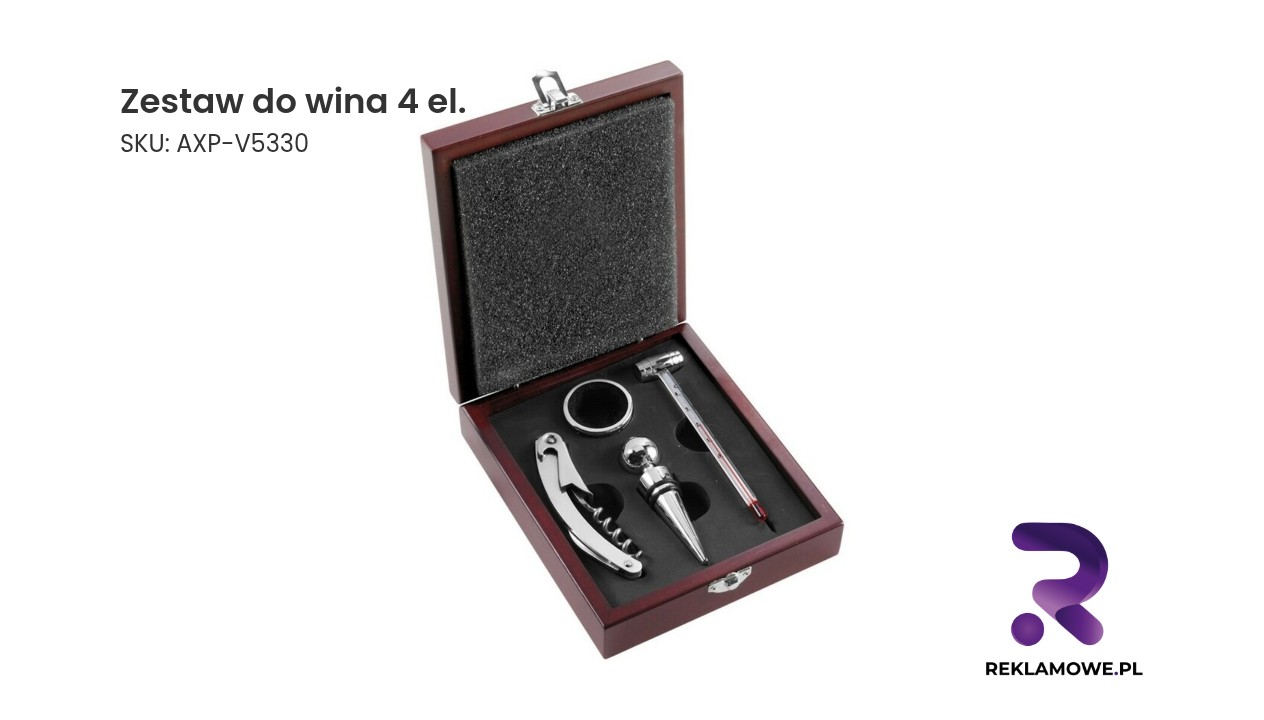 Zestaw do wina 4 elementowy