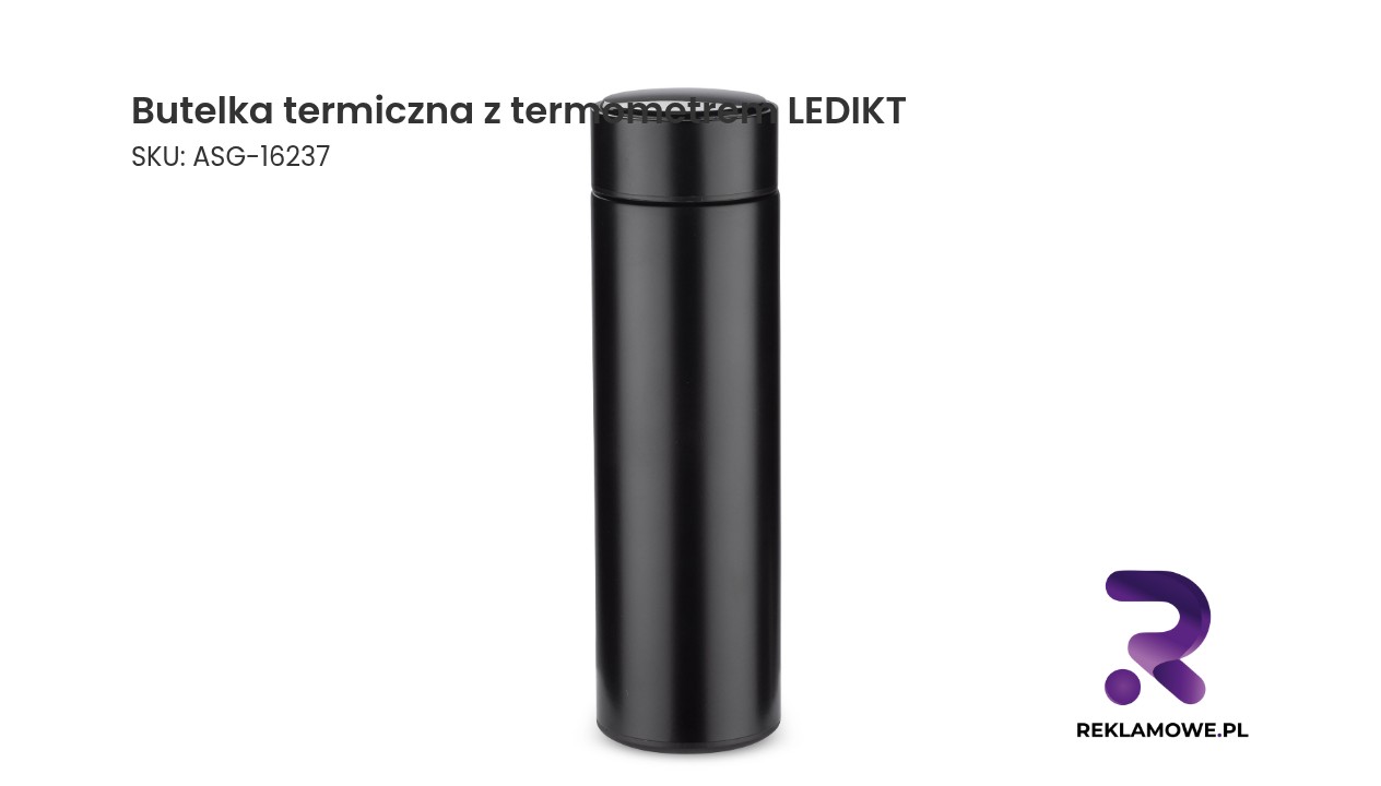 Butelka termiczna z termometrem LEDIKT wygodna w użyciu