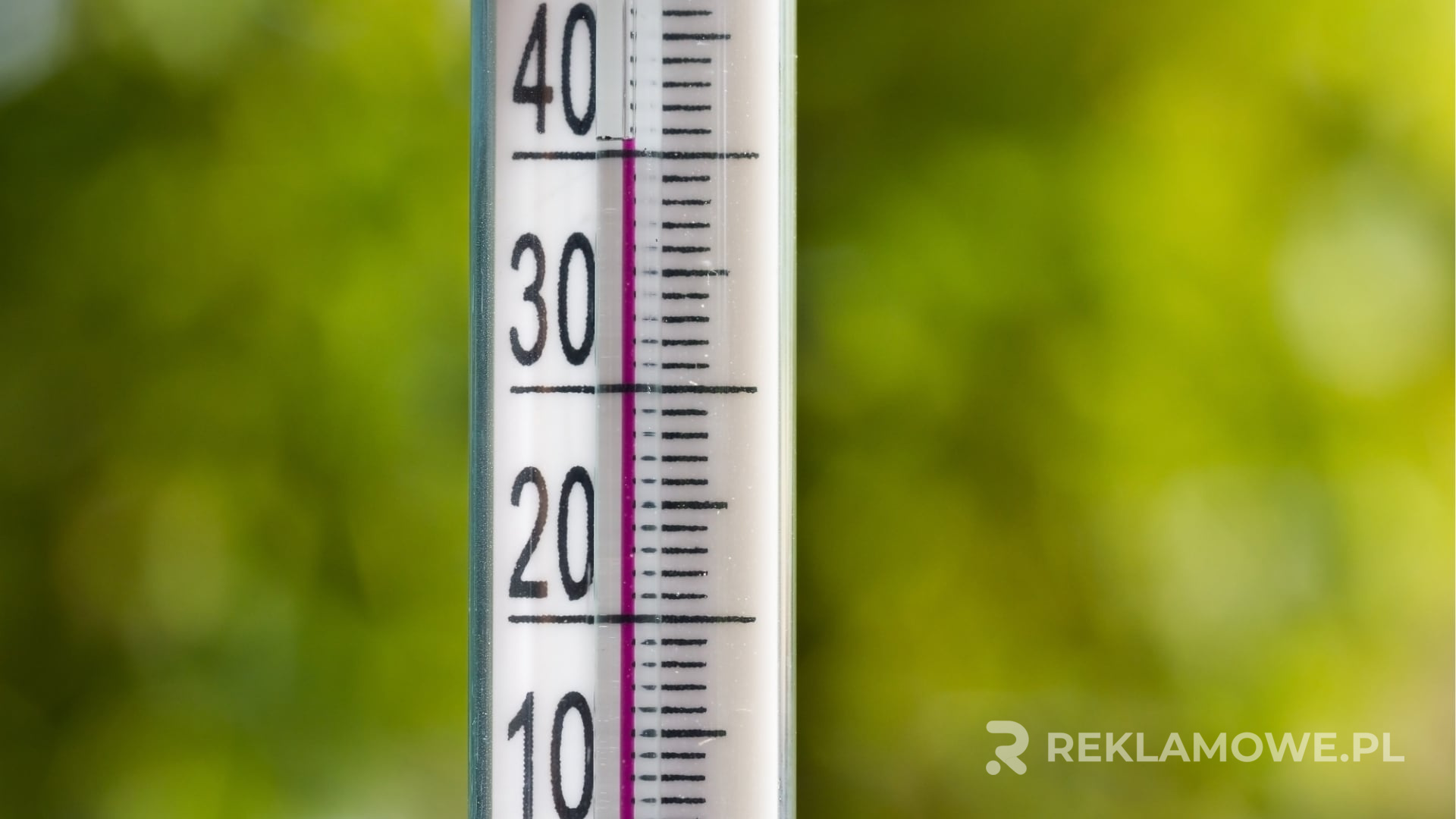 Różne rodzaje termometrów reklamowych