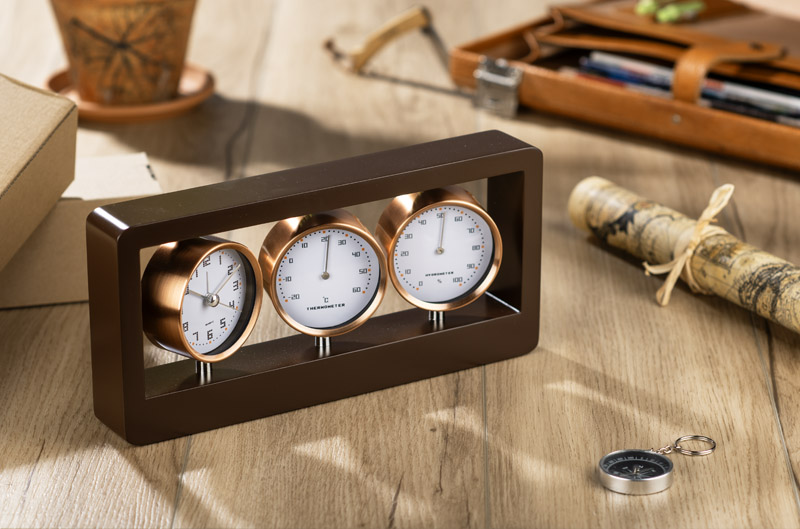 Termometr reklamowy stacja pogody meteor 03016_l Stacja pogody METEOR 03016_l