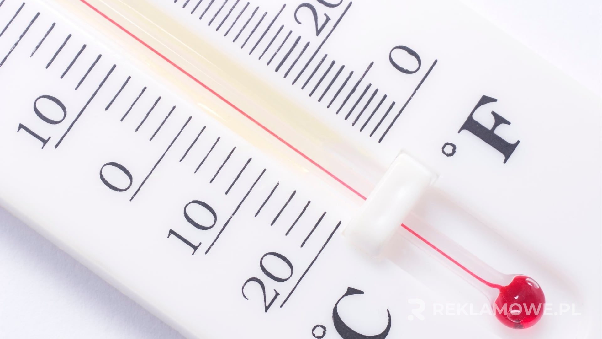 Projekt unikatowego termometru reklamowego