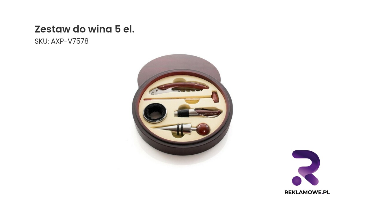 Zestaw do wina, 5 el. Zestaw do wina 5-elementowy